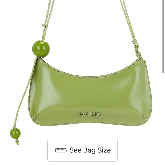 Jacquemus le bisou perle bag in green - Picture 4 of 5